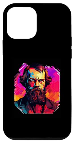 Fjodor Dostojewski Synthwave Hülle für iPhone 12 mini von Fyodor Dostoevsky Art Style Designs For Historians
