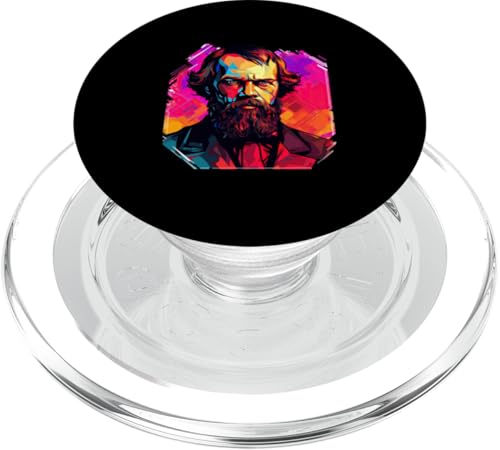 Fjodor Dostojewski Synthwave PopSockets PopGrip für MagSafe Fjodor Dostojewski Synthwave PopSockets PopGrip für MagSafe von Fyodor Dostoevsky Art Style Designs For Historians