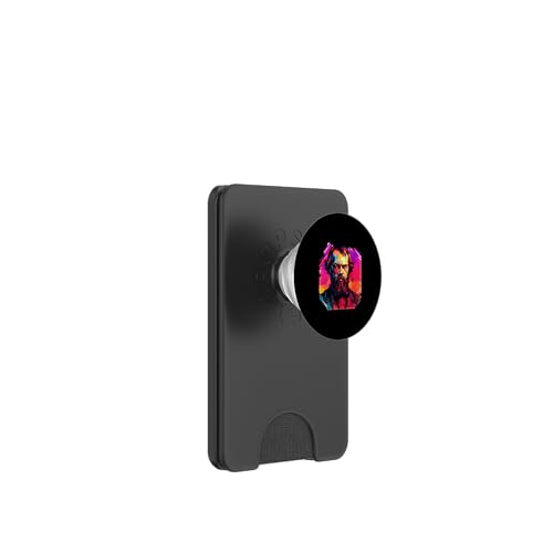 Fjodor Dostojewski Synthwave PopSockets PopWallet für MagSafe Fjodor Dostojewski Synthwave PopSockets PopWallet für MagSafe von Fyodor Dostoevsky Art Style Designs For Historians