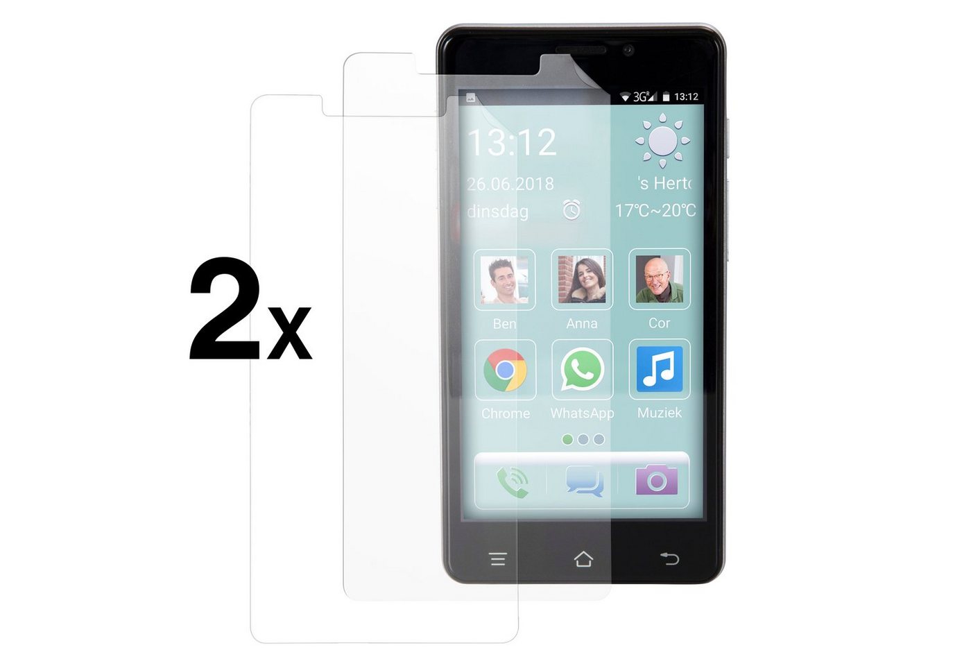 Fysic F101 SCREENPROTECTOR, Displayschutzfolie, 2 Stück von Fysic