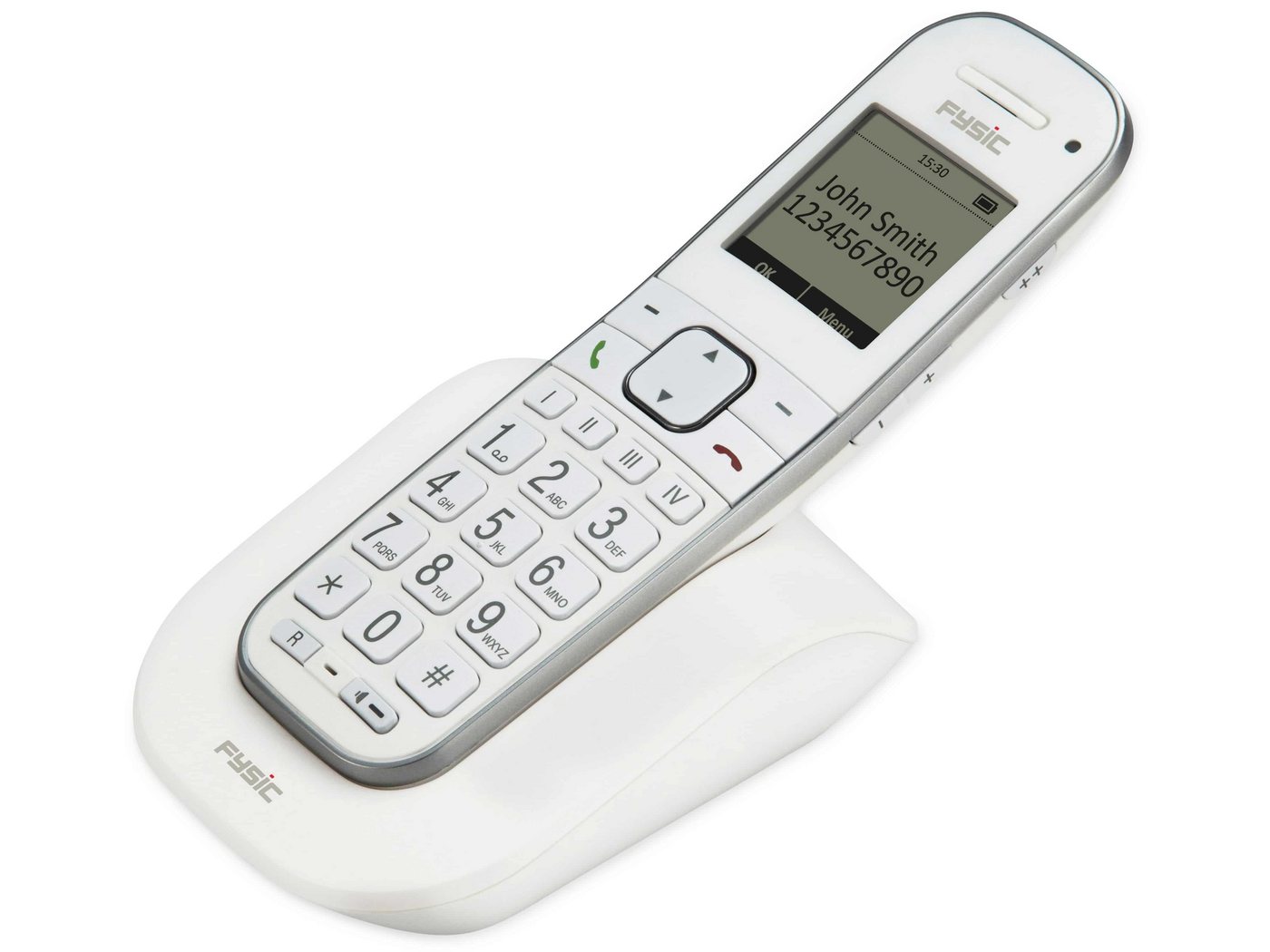 Fysic FYSIC DECT-Telefon FX-9000, weiß Schnurloses DECT-Telefon von Fysic