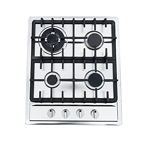 Rostfreier Stahl Gasherd Gaskochfeld 4 Flammig Eingebaut Gaskocher mit Zündsicherung 3.0KW+1.75KW+1.0KW Gaskochfeld Ideal für Wohnungen Hotels Restaurants und Motels Rostfreier Stahl Gasherd Gaskochfeld 4 Flammig Eingebaut Gaskocher mit Zündsicherung 3.0KW+1.75KW+1.0KW Gaskochfeld Ideal für Wohnungen Hotels Restaurants und Motels von Fyssnn