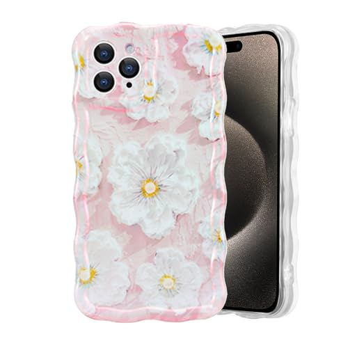 Fzrdohu Kompatibel mit iPhone 15 Pro Max Handyhülle Blume, stoßfester und sturzsicherer Schutz i15 Pro Max Handyhülle, süße lockige Wellenkante Handyhülle i15ProMax bunter Case Fzrdohu Kompatibel mit iPhone 15 Pro Max Handyhülle Blume, stoßfester und sturzsicherer Schutz i15 Pro Max Handyhülle, süße lockige Wellenkante Handyhülle i15ProMax bunter Case von Fzrdohu