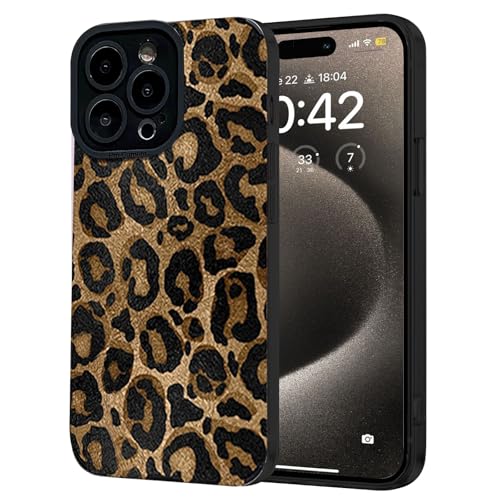 Fzrdohu Kompatibel mit iPhone 16 Pro Max Hülle, weiche Silikon-Handyhülle mit süßem Leopardenmuster, Stoßstange und stoßfeste Damen- und Mädchen-Handy-Schutzhülle für iPhone 16 Pro Max Fzrdohu Kompatibel mit iPhone 16 Pro Max Hülle, weiche Silikon-Handyhülle mit süßem Leopardenmuster, Stoßstange und stoßfeste Damen- und Mädchen-Handy-Schutzhülle für iPhone 16 Pro Max von Fzrdohu