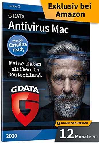 G DATA Antivirus Mac 2020 | 1 Gerät - 1 Jahr | Download - Jährliches Abo | Catalina / Mojave / High Sierra | Made in Germany von G DATA