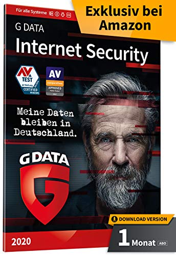 G DATA Internet Security 2021 | 3 PC - 1 Monat | Download - Monatliches Abo | Windows, Mac, Android, iOS | Made in Germany - zukünftige Updates inklusive von G DATA