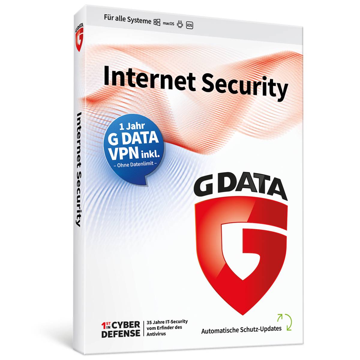 G DATA Internet Security inkl. VPN [3 Geräte - 1 Jahr] von G Data