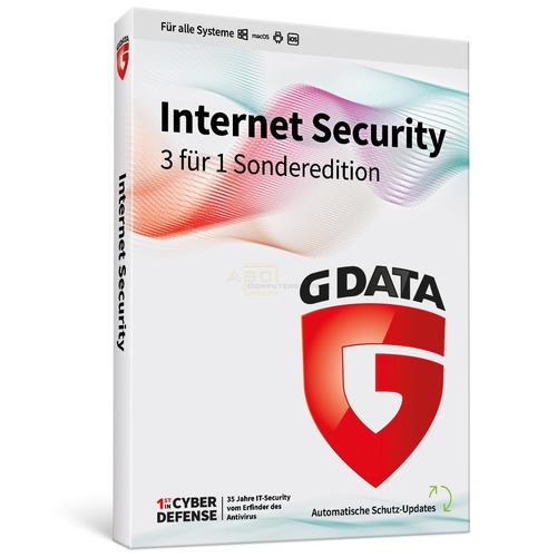 Internet Security (Code in a Box) Vollversion MiniBox 3 für 1 Sonderedition  3 Geräte 1 Jahr ( von G Data