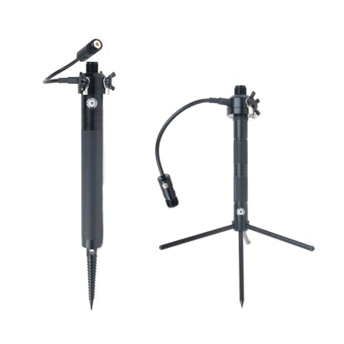 GRA-GNT Paket: Handdrehbare Erdspieß-Antennenhalterung, winziges Stativ, Masthalterung, Apartment Ham Radio, 0,7 kg, UHF-Stecker GRA-GNT Paket: Handdrehbare Erdspieß-Antennenhalterung, winziges Stativ, Masthalterung, Apartment Ham Radio, 0,7 kg, UHF-Stecker von Gabil