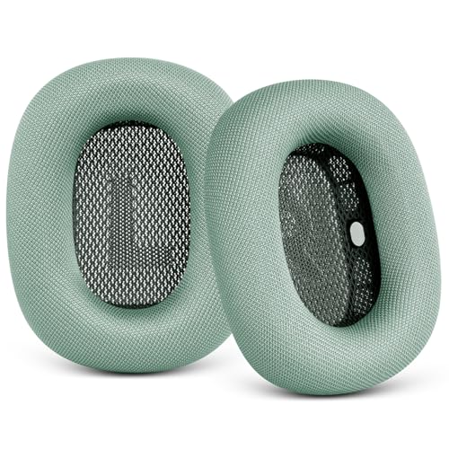 Ohrpolster für AirPods Max – Ersatz-Ohrmuscheln aus Netzstoff – verbessertes Kissen für Apple Air Pods Max Kopfhörer (grün) von G GVOEARS