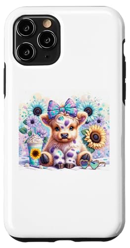 Baby Higland Kuh mit Sonnenblumen Hülle für iPhone 11 Pro Baby Higland Kuh mit Sonnenblumen Hülle für iPhone 11 Pro von G Hall Marketing