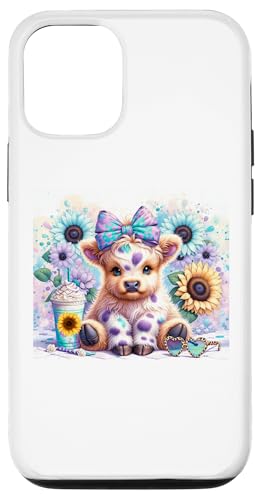 Baby Higland Kuh mit Sonnenblumen Hülle für iPhone 12/12 Pro Baby Higland Kuh mit Sonnenblumen Hülle für iPhone 12/12 Pro von G Hall Marketing
