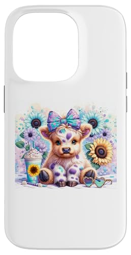 Baby Higland Kuh mit Sonnenblumen Hülle für iPhone 14 Pro Baby Higland Kuh mit Sonnenblumen Hülle für iPhone 14 Pro von G Hall Marketing