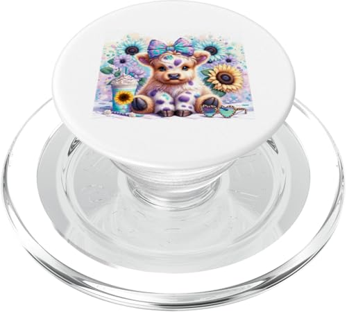 Baby Higland Kuh mit Sonnenblumen PopSockets PopGrip für MagSafe Baby Higland Kuh mit Sonnenblumen PopSockets PopGrip für MagSafe von G Hall Marketing