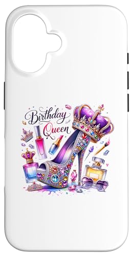 Geburtstagskönigin Hülle für iPhone 16 Geburtstagskönigin Hülle für iPhone 16 von G Hall Marketing