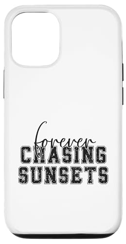 Immer auf der Jagd nach Sonnenuntergängen Hülle für iPhone 12/12 Pro von G Hall Marketing