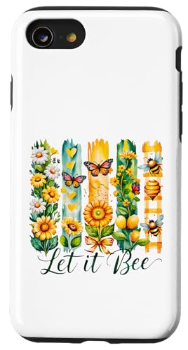 Let It Be Sonnenblumen Hülle für iPhone SE (2020) / 7 / 8 von G Hall Marketing