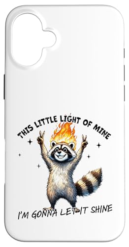 Let it Shinr Waschbär Hülle für iPhone 16 Plus Let it Shinr Waschbär Hülle für iPhone 16 Plus von G Hall Marketing