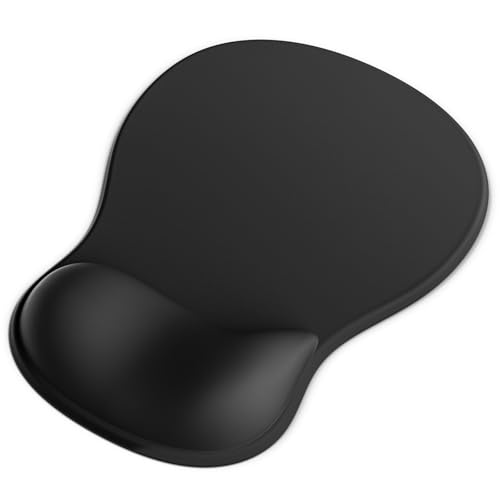 Ergonomisches Mauspad mit Handgelenkauflage, Gel-Mauspad mit Handgelenkstütze, Schmerzlinderung, schwarze Maus-Handgelenkauflage mit rutschfester PU-Basis, Computer-Mauspad für Laptop, Schreibtisch Ergonomisches Mauspad mit Handgelenkauflage, Gel-Mauspad mit Handgelenkstütze, Schmerzlinderung, schwarze Maus-Handgelenkauflage mit rutschfester PU-Basis, Computer-Mauspad für Laptop, Schreibtisch von G JGOO