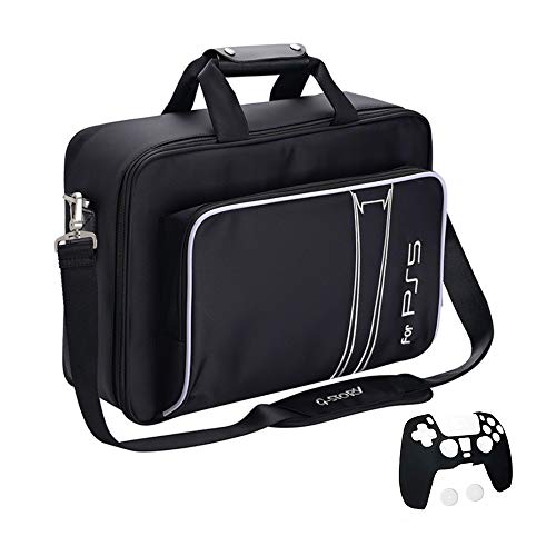 G-STORY Tasche,Transporttasche,Tragetasche Für PS5 Konsolen mit Reißverschlüsse aus Zinklegierungs,Tasche für Controller und Zubehör,Controller Skin *1 enthalten von G-STORY
