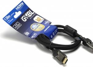 G&BL - HDMI-Kabel mit Ethernet - HDMI m�nnlich zu HDMI m�nnlich - 1.5 m - abgeschirmt - 4K Unterst�tzung von G&BL