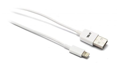 'G & BL plusbchltw – USB-Kabel (USB 2.0, A, Micro-USB B/Apple 30-P/Lightning, 9,5 mm (0.374), 2 mm, 2 cm) weiß von G&BL