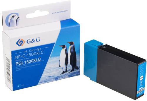 G&G Druckerpatrone ersetzt Canon PGI-1500C XL Kompatibel Cyan NP-C-1500XLC 1C1500C G&G Druckerpatrone ersetzt Canon PGI-1500C XL Kompatibel Cyan NP-C-1500XLC 1C1500C von G&G