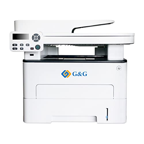 G&G L2050DW Laserdrucker,Drucker Scanner Kopierer Multifunktionsgerät,WLAN Multifunktionsdrucker,Schwarz Weiss Laser Printer,33-35 Ppm von G&G