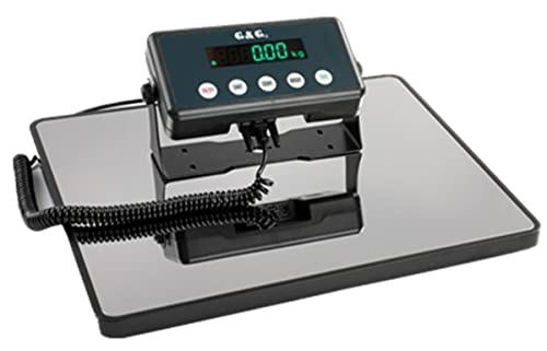 G&G PSB-B Paketwaage Plattformwaagen 200kg/10g LED mit Netzteil oder Batteriebetrieb von G&G