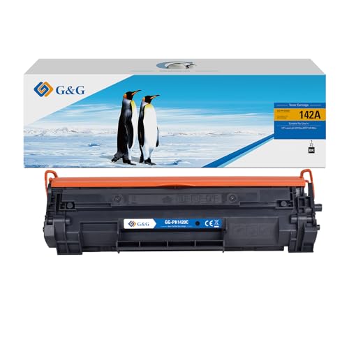 G&G Toner Kompatibel mit HP 142A W1420A für Hp Laserjet M110w MFP M140w Toner mit Chip (1 schwarz) von G&G