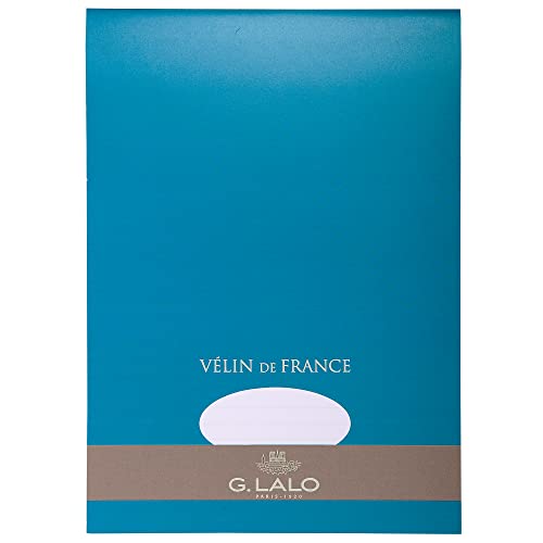 Lalo 13000L Schreibblock Vélin de France (DIN A4, 21 x 29,7 cm, 50 Blatt, 100 g) weiß von G. Lalo