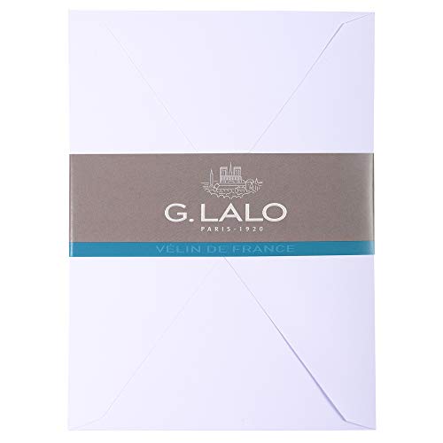 Lalo 19901L - Pack mit 25 Umschläge Diploma, gefüttert, 11,4x16,2 cm, 1 Pack, Weiß von G.Lalo