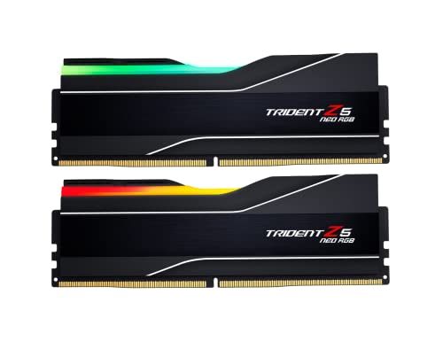 DIMM 48 GB DDR5-6400 (2X 24 GB) Dual-Kit (schwarz, F5-6400J3239F24GX2-TZ5NR, Trident Z5 NEO RGB) von G.SKILL