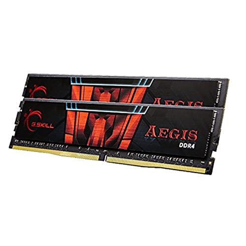 G. Skill 8 GB DDR4 2400 MHz Memory Module (DDR4, PC/Server, 288-PIN DIMM, 2 x 4 GB, Dual, Black, Red) von G.SKILL