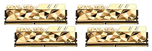 G.SKILL 64GB DDR4 Trident Z Royal Elite Gold 4266Mhz PC4-34100 CL19 1.50V Quad Channel Kit 4x16GB von G.SKILL