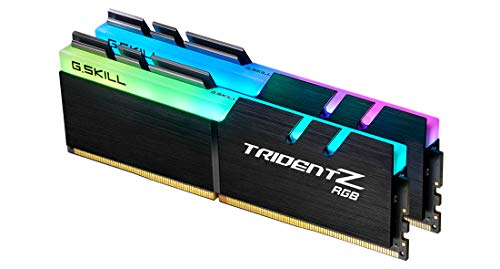 G.SKILL TridentZ RGB Serie DDR4 (64 GB: 2 x 32 GB), DIMM 288-Pin, ungepuffert, F4-4000C18D-64GTZR, schwarz G.SKILL TridentZ RGB Serie DDR4 (64 GB: 2 x 32 GB), DIMM 288-Pin, ungepuffert, F4-4000C18D-64GTZR, schwarz von G.SKILL
