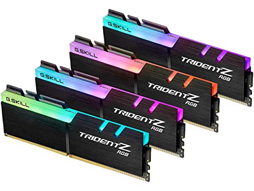 G.SKILL Trident Z RGB Serie (Intel XMP) DDR4 RAM 128GB (4x32GB) 3600MT/s CL18-22-22-42 1,35V Desktop Computer Arbeitsspeicher UDIMM (F4-3600C18Q-128GTZR) von G.SKILL