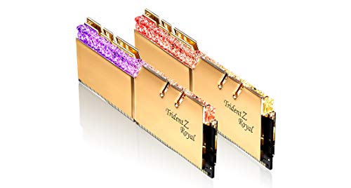 G.SKILL Trident Z ROYAL 32 GB 2 X 16GB DDR4-3600 Gold, F4-3600C16D-32GTRGC G.SKILL Trident Z ROYAL 32 GB 2 X 16GB DDR4-3600 Gold, F4-3600C16D-32GTRGC von G.SKILL