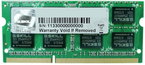 G.Skill 8GB DDR3-1600 Laptop-Arbeitsspeicher Modul DDR3 8GB 1 x 8GB 1600MHz F3-1600C11S-8GSL von G.SKILL