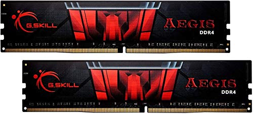 G.Skill AEGIS Serie 16GB (2x 8GB) 288pin SDRAM (PC4-25600) DDR4 3200 CL16-18-18-38 1,35V Dual Channel Desktop Memory Modell F4-3200C16D-16GIS von G.SKILL