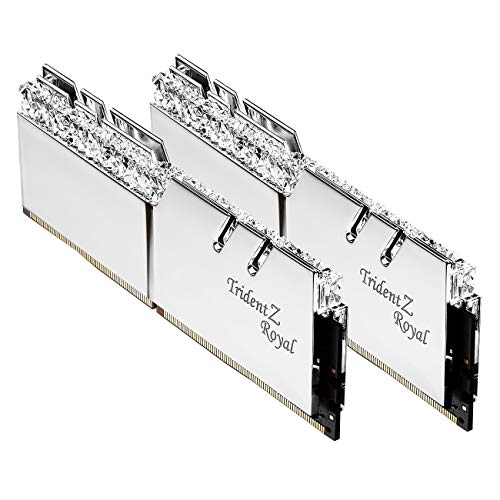 G.Skill F4-3200C16D-16GTRS - 16GB (8GBx2) Trident Z Royal DDR4 PC25600 3200MHz CL16 KIT von G.Skill