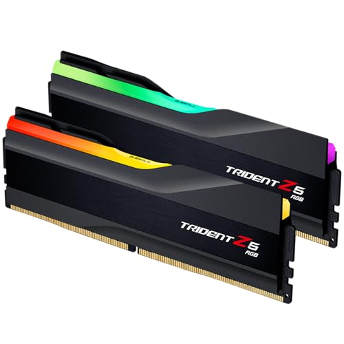 G.Skill Trident Z5 RGB - DDR5 - Kit - 64 GB: 2 x 32 GB - DIMM 288-PIN - 6400 MHz / PC5-51200 - ungepuffert G.Skill Trident Z5 RGB - DDR5 - Kit - 64 GB: 2 x 32 GB - DIMM 288-PIN - 6400 MHz / PC5-51200 - ungepuffert von G.SKILL