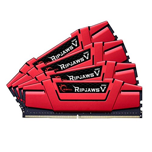 G.Skill Ripjaws F4-2400C15Q-16GVR Arbeitsspeicher 16GB PC 2400 (CL15, 4X 4GB) DDR4-RAM Kit von G.SKILL