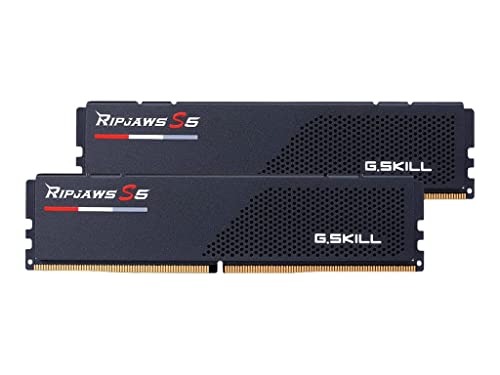 G.Skill Ripjaws S5 - DDR5 - Kit - 32 GB: 2 x 16 GB - DIMM 288-PIN - 5600 MHz / PC5-44800 - ungepuffert G.Skill Ripjaws S5 - DDR5 - Kit - 32 GB: 2 x 16 GB - DIMM 288-PIN - 5600 MHz / PC5-44800 - ungepuffert von G.SKILL
