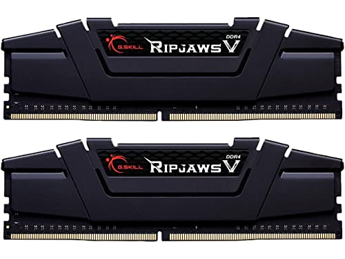 G.Skill Ripjaws V F4-3200C16D-64GVK Memory Module 64 GB 2 x 32 GB DDR4 3200 MHz G.Skill Ripjaws V F4-3200C16D-64GVK Memory Module 64 GB 2 x 32 GB DDR4 3200 MHz von G.Skill