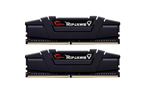 Gskill F4-3200C16D-16GVKB Memory D4 3200 16GB C16 RipV K2 2X 8GB, 1,35V, RipjawsV schwarz Gskill F4-3200C16D-16GVKB Memory D4 3200 16GB C16 RipV K2 2X 8GB, 1,35V, RipjawsV schwarz von GSkill