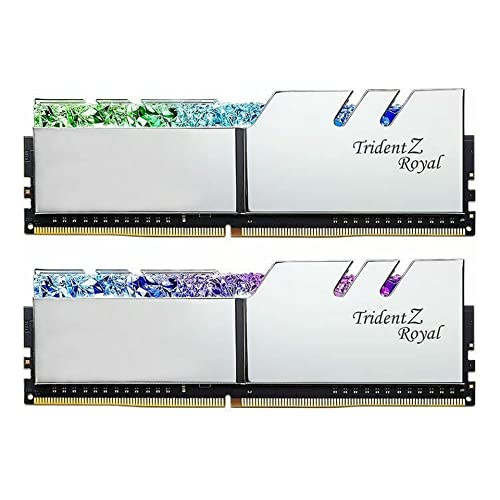 Trident Z Royal 16 Go (2 x 8 Go) DDR4 4400 MHz CL17 - Argent von G.SKILL