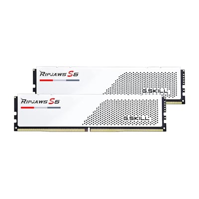 32GB (2x16GB) G.Skill Ripjaws S5 White DDR5-6000 CL32 RAM Speicher Kit von G.Skill