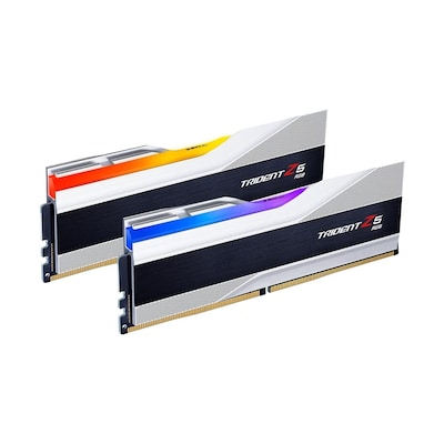 32GB (2x16GB) G.Skill Trident Z5 RGB Silber DDR5-7600 CL36 RAM Speicher Kit von G.Skill