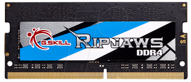 41GS0424-1016RV - 4 GB SO DDR4 2400 CL16 GSkill Ripjaws von G.Skill